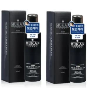 무칸 남자 올인원 크림 남성 화장품 선물 150ml 2개 BNS