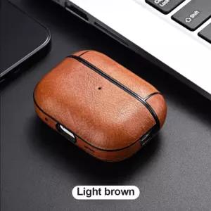 에어팟 프로 3 4 케이스 가죽 비즈니스 이어폰 헤드셋 쉘 헤드폰 커버 2 1 2세대 USB C용