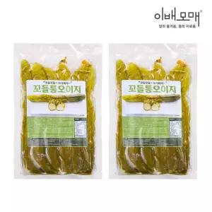 이배모매 한식명장 반찬 꼬들 통 오이지 700g 2개