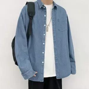 남자남방 셔츠 청남방 캐주얼 데일리룩 (W973D73)