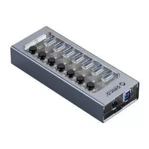 맥북허브 오리코 7포트 멀티허브(충전겸용) AT2U3-7AB
