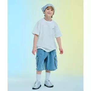 갤러리아 마크곤잘레스키즈 엔젤 투턱 카고 데님반바지 MG62HD05 BL