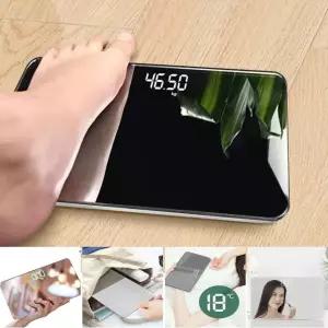 인테리어 미러체중계 USB충전저울 led체중계 저울 체지방체중계 화장거울 (WDF685B)