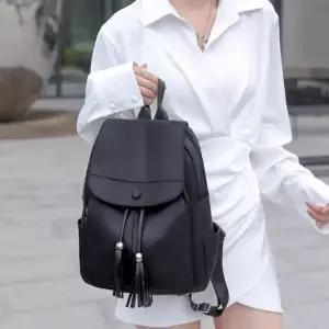 남여공용 가방 데일리 여성 수납력 장식 포인트 백팩 테슬 좋은