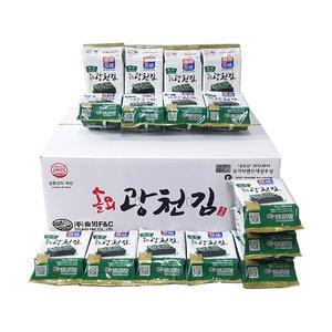 솔뫼광천 고급파래식탁김(15g-30봉)명절선물/반찬/설날