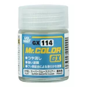 군제 락카도료 GX114 슈퍼스무스클리어 무광 마감제 18ml