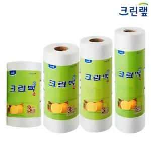 크린랩 업소용 롤백 3KG 대용량 위생 일회용 비닐 위생팩