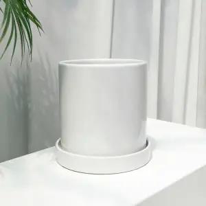 베이직 원형 도자기 화분 20 x 23