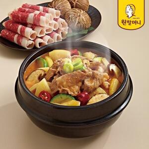 [원할머니] 고소한 차돌 듬뿍 된장찌개 500g 10팩