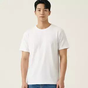 20수 30수 남자여자 베이직 기본 라운드 반팔 무지 티셔츠 면티 흰티(20색상)