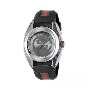 YA137116 SYNC 남성 러버 쿼츠 46mm