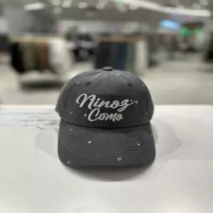 [원더플레이스] 꼬모니노즈 LOVE PATTERN LOGO BALLCAP (WW9N3UBAC102)