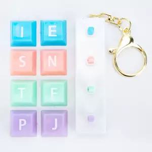 피젯토이 키캡 푸쉬업 키보드키링 내가만드는 MBTI 딸깍이 키링