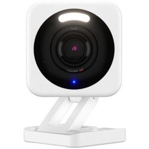 eAj WYZE Cam v4(최신 모델), 2.5K AI 카메라, 가정용 실내/외 카메라, 베이비 모니터 및 반려동물 카메라, 선명한 컬러 야간 투시, 구독 필요 없음, 무료 전문가 도움