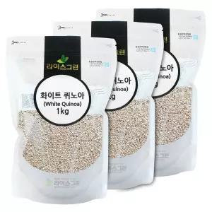 라이스그린 국산 3개 레드 1kg 3kg 화이트 든든한 Quinoa 퀴노아