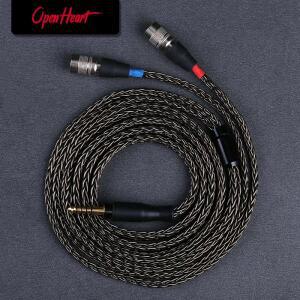 OPENHEART 16 코어 헤드폰 케이블 Dan Clark Audio Aeon Alpha Expanse Ether Stealth XLR 4.4mm 2m 3m 업