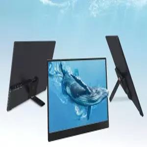 Gechic M161H 16.1 1080P 휴대용 모니터 - 후면 포트 노트북/맥북 HDMI USB-C 프레임리스 VESA 마운트