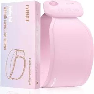 생리통을 위한 휴대용 난방 패드 업그레이드 5000mAh 무선 생리 경련 근육 400cm2의 넓은 소프트 공간