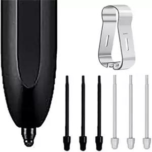 삼성 갤럭시 Z 폴드 6/Z 5/Z 4/Z 3 폰 전용 S 펜 팁 블랙+그레이 과 호환되는 6 PCS 에디션