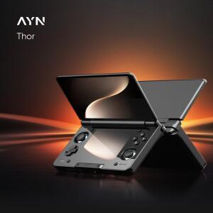 AYN Thor 안드로이드 핸드헬드 듀얼 스크린 클램쉘 6인치 AMOLED 1080p 게임 엔터테인먼트 기기
