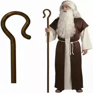 니키 빅스 소설집 플라스틱 목자 후크 소품 지팡이 워킹 스틱 - 네이티비티 플레이 코스튬 액세서리 59