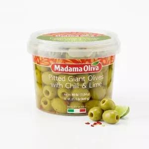[코스트코] MADAMA OLIVA 피티드 자이언트 그린올리브 칠리 라임 1.13kg_냉장