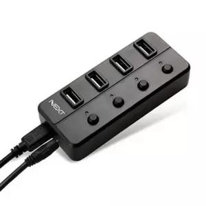 데이터 멀티 유전원 usb 2.0 허브 포트 4