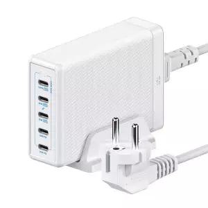 아트박스/아트뮤 USB PD 230W PPS GaN 접지 멀티 초고속 충전기 GE610 화이트