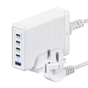 아트박스/아트뮤 USB PD 228W PPS GaN 접지 멀티 초고속 충전기 GE510 화이트