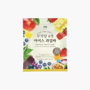냉동 무가당 4색 아이스 과일바 432ml