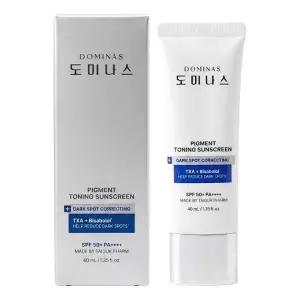 태극제약 도미나스 알파비사보롤 트라넥삼산 기미 케어 피그먼트 토닝 톤업 선크림 40ml