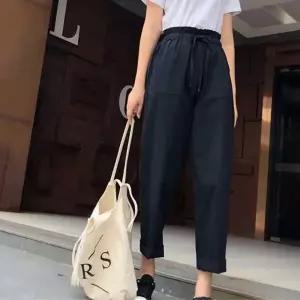 여성여름바지 바지 여성밴딩바지 휴가 밴딩 룩 편한 바캉스 여름 여자 팬츠 롤업