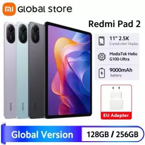 새로운 샤오미 레드미 패드 2 글로벌 버전 태블릿 9000Ah 배터리 TK Helio G100-Ultra 11인치 디스플레이
