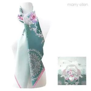 [룽스_62]POURPRE 생일선물 ZINNIA 실크스카프 90cm