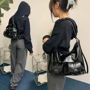 [룽스_62]백팩 숄더 크로스 레더가방 데일리가방
