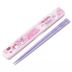 마이멜로디 쿠로미 무소음 젓가락세트 18cm QaX44kDN