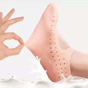 발 전체보습 실리콘 패드 뒤꿈치 굳은살 각질 풋케어 각질 풋케어 발관리 (W3704BA)