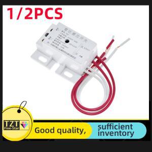 1/2PCS 220V AC 50Hz 자동 적외선 센서 스위치 PIR 마이크로파 레이더 바디 모션 모듈 시간 거리 범위 조정