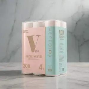 [VERA] 베라 4ZERO 무해력 슈퍼 4겹엠보싱 25M 30롤 X1팩 두루마리 화장...
