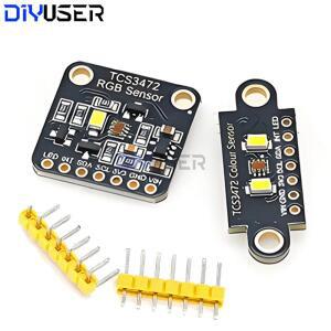 TCS34725 저전력 IR 차단 필터 RGB 라이트 컬러 센서 인식 DIY 키트 전자 PCB 보드 아두이노 프로그래밍용