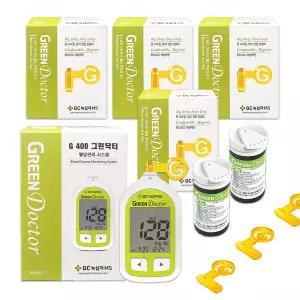 녹십자엠에스 그린닥터 혈당계+시험지 200매 당뇨 측정기 검사지 측정지 D