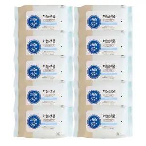 ( )하늘선물 피톤치드 10개 리필형 휴대용 물티슈 30매 휴대용물티