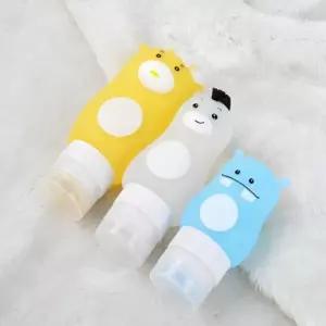 (제품선택 50ml 블루)여행용 샴푸 공병 실리콘 화장품 용기 휴대용 소분용기 샴푸통 수영장 헬스장