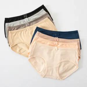 아이엠속옷 부드러운 면팬티 5매세트 여성 데일리 빅사이즈 팬티