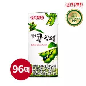 [삼육두유] 검은콩참깨두유 190ml x 96팩