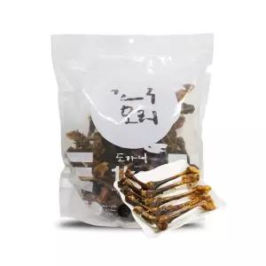 테비 수제왕 1kg 오리도가니 국내산 대용량 강아지간식