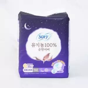 쏘피 유기농 순면커버 안심숙면오버나이트 생리대 10p