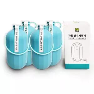 자동변기세정제 변기클리너 4개 (230g4개x2세트) Ver.2 (위생줄 포함