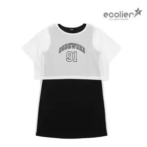 [에꼴리에]여름 여자 쿨나시레이어드세트원피스(24B1857)_CC