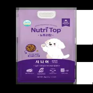 뉴트리탑 시니어 노견용 반건조 사료 Nutri Top 3Kg X 1ea